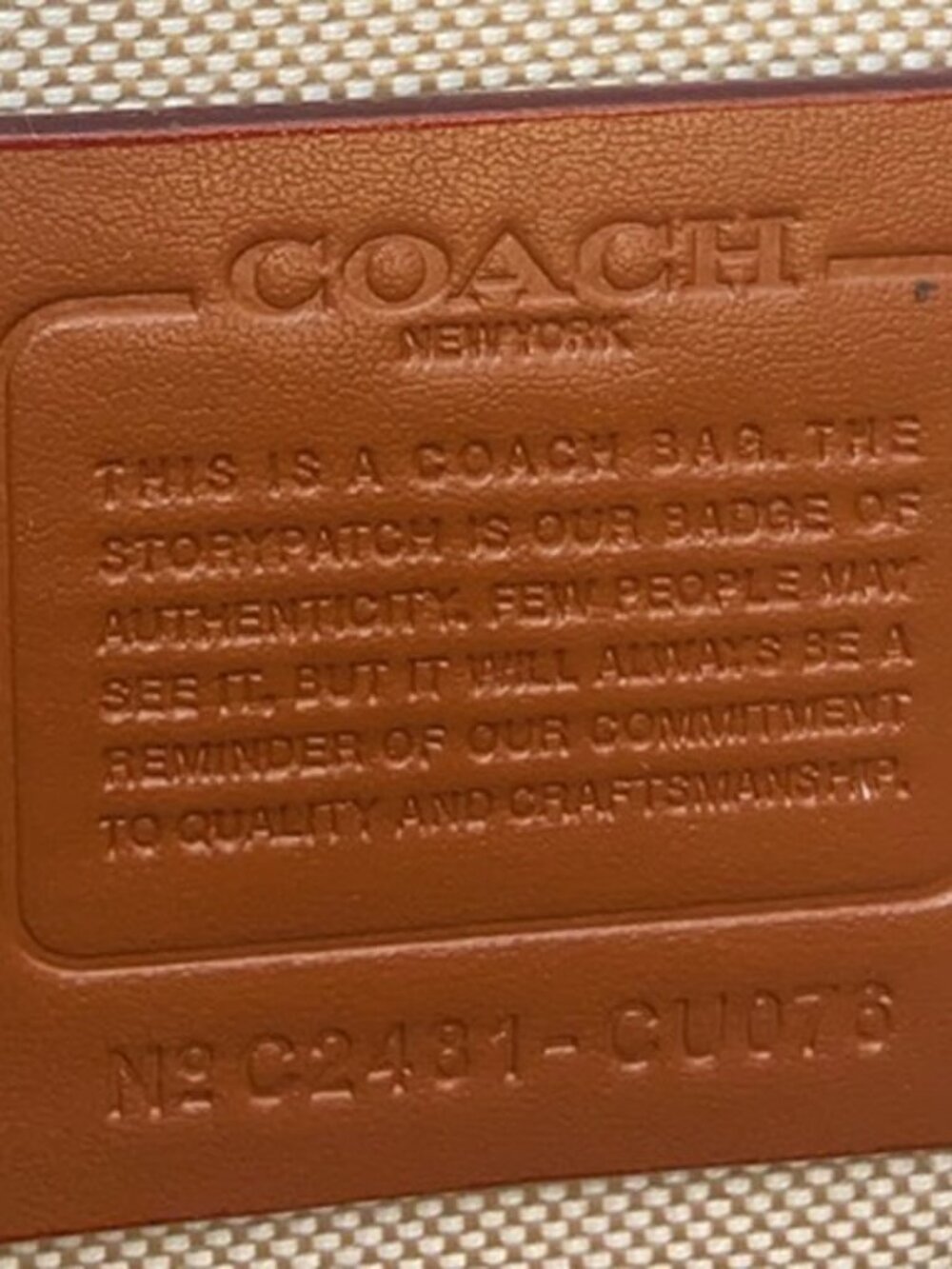 Coach Tabby 22 series small backpack - Picture 9 of 9